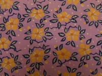 2  ６　江戸千代紙　３０　椿？　いせ辰版　約37.5×26㎝　木版画　図案