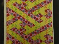 2  ６　江戸千代紙　３４　花と植物　いせ辰版　約37.5×26㎝　木版画　図案