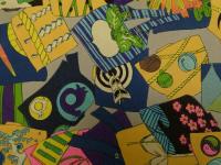 2  ６　江戸千代紙　２１　いせ辰版　約37.5×26㎝　木版画　図案