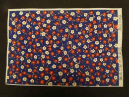 2  ６　江戸千代紙　３６　②紅白梅？　いせ辰版　約37.5×26㎝　木版画　図案