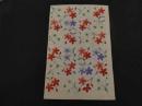 2  ６　千代紙　６　桜　版元不明　木版彩色刷約４０×２７㎝　木版画　図版