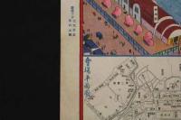 5　5　平和記念東京博覧会　最新オフセット版　森川修一　森一印刷所　約40×54㎝