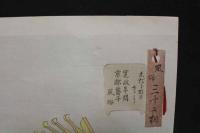 5　5　真作　風俗三十二相　しだらなさそう　寛政年間京都芸子風俗　月岡芳年画　木版彩色刷　約38×26㎝