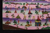 5　5　千代紙　祇園祭の図(仮題)　木版彩色刷　約26.5×39.5㎝