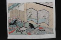 5　5　木版包紙　紫式部日記の図　田中親美画　熊谷鳩居堂