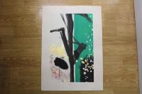 5　5　②真作　堂本印象　木版画　4枚セット　堂本美術舘監修　1976年　約62×43.5㎝