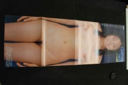 ヌードポスター伊藤千夏　ビージーン附録　両面折り　1999年7月　87×30cm