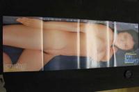 ヌードポスター伊藤千夏　ビージーン附録　両面折り　1999年7月　87×30cm