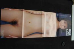 ヌードポスター葵みのり　ビージーン附録　両面折り　2000年1月　87×30cm