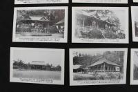 5　5　絵葉書　南朝史蹟　吉野山　空中ケーブルカー他　16枚　戦前　袋付