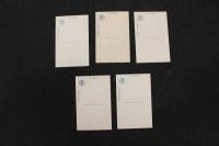 5　5　宝塚少女歌劇絵葉書(B組)　大正13年5月公演　天野香久子　稲葉とし子　高砂松子　久方静子　高峯妙子　音羽瀧子 雪野富士子　5枚入