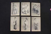 5　5　宝塚少女歌劇絵葉書　正月公演(第一輯)　春野若子　笹原いな子　住江岸子　初瀬音羽子　天津乙女　桂よし子 門田芦子 千早多津子　他　6枚　
