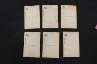 5　5　宝塚少女歌劇絵葉書　正月公演(第一輯)　春野若子　笹原いな子　住江岸子　初瀬音羽子　天津乙女　桂よし子 門田芦子 千早多津子　他　6枚　