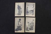 5　5　宝塚少女歌劇絵葉書(B)　四月公演　若葉君子　門田芦子　小夜福子　夏木てふ子　初瀬音羽子　天津乙女　住江岸子 4枚入