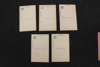 ６　5　宝塚少女歌劇絵葉書(B)　沖津浪子　初瀬音羽子　田子宇良子　笹原いな子　雪野富士子　春野若子　若葉君子　5枚入