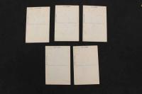 5　5　宝塚少女歌劇絵葉書(B)　有明月子　天津乙女　春野若子　尾上咲子　秋野たま子　渡瀬とも子　門田芦子　住江岸子　5枚入　絵ハガキ 戦前