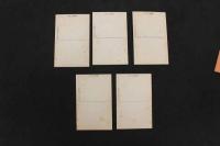 5　5　宝塚少女歌劇絵葉書(A)　沖津浪子　瀧川末子　音羽瀧子　秋田露子　春日花子　雪野富士子　高砂松子　5枚入　絵ハガキ　戦前