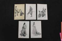 5　5　宝塚少女歌劇絵葉書(A)　篠原朝茅　春日花子　瀧川末子　秋田露子　天津乙女　若葉君子　高峰妙子　5枚入　絵ハガキ　戦前