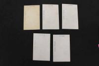 5　5　宝塚少女歌劇絵葉書(A)　篠原朝茅　春日花子　瀧川末子　秋田露子　天津乙女　若葉君子　高峰妙子　5枚入　絵ハガキ　戦前