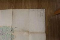 5　5　新潟県下越後国全図　帰山常吉編図　銅版彩色　約74×141㎝