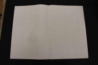 5　5　木版包紙　藤原公任と紅梅(仮題)　岡田為恭画　熊谷鳩居堂