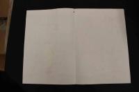 5 3　木版包紙　木島神社と美人(仮題)　上村松園画　鳩居堂　木版画　引札