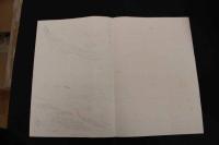 5 3　木版包紙　川下り(仮題)　橋本関雪画　熊谷鳩居堂　戦前　木版画　引札