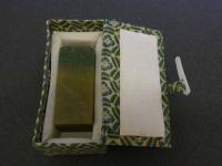 ２ 3　印材　広東緑石　広寧凍　25×27×62ｍｍ