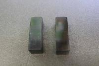 5　5　印材　墨晶石　礎石　17×17×53㎜　2本