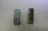 5　5　印材　墨晶石　礎石　17×17×53㎜　2本