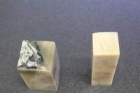 5　5　印材　巴林石　29×29×51㎜　20×20×70㎜　2本