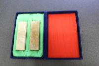 5　5　印材　巴林石　20×20×70㎜　2本