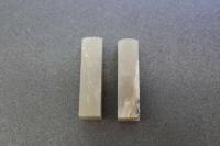 ６　5　印材　巴林石　燈光凍　15×15×60ｍｍ　2本　