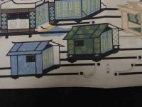 ６　5　輩輿之図（輿車図考附図折載）木版彩色刷　約26×36.5㎝　木版画　図鑑