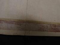 ６　5　引札　引き札　雨雪凌闇夜　斎橋籠屋町　三凌堂　木版彩色刷　約25.5×33.5㎝