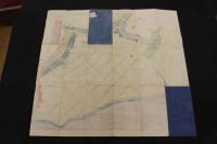 5　2  安政再板　御江戸番町絵図　景山致恭　尾張屋清七　嘉永5年改正新刻　木版彩色刷　袋付