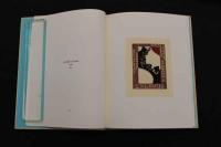 5　2  松原邦光書票作品集　型染版画書票27葉サイン入貼入　限定50部