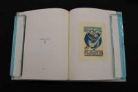 5　2  松原邦光書票作品集　型染版画書票27葉サイン入貼入　限定50部