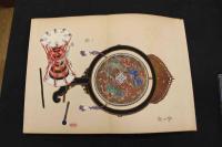 5　2  楽器集粹　竹下弘編・画　木版彩色刷　15図　1帖