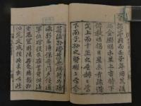 ６　2  列聖朝版　下巻のみ　本文１３丁　歴代図4丁　朝鮮刊