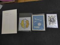 5　高橋輝雄　蔵書票集　1997・1998年　1部限定発行　作票/高橋輝雄　集票/高橋芳子　製本/牽牛荘　浅野哲示　著名落款入　ⅠⅡⅢ3冊