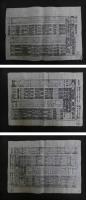 ６　2  役割番付（芝居番付）京都四条北側演劇　輿行人　亀谷条六？　早雲長太夫　明治六年～十二年頃　木版刷　10枚　