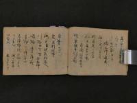 ２　2  茶道具　懐石献立　写本　文化３年　江戸後期頃写