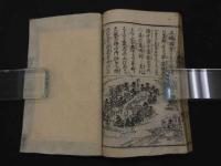 ２　2  京城勝覧　貝原益軒著　下河辺拾水画　天明4年再刻　上下巻　全２冊　帙入