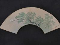 5　2  諸大家画集　扇子見本帖　竹内栖鳳　堂本印象　川合玉堂　富岡鉄斎　他　木版彩色刷　53図　2帖