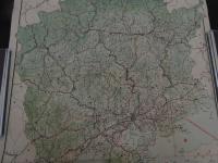 5　最新実測　岡山県地図　約76.5×55㎝