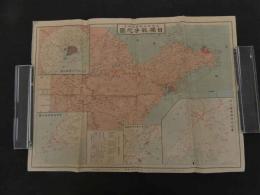 5　日独戦争地図　約31×53.5㎝