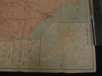 5　日独戦争地図　約31×53.5㎝