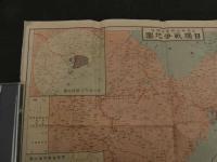 5　日独戦争地図　約31×53.5㎝