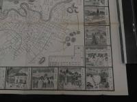 5　名勝絵入改正仙台市内全図　蜂屋十馬　約38.5×57㎝